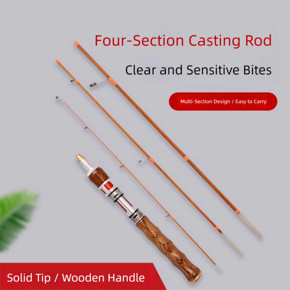 Fishing Rod Carbon Fiber - คุณภาพสูง 4 ส่วน SPINNING Fishing Rod
