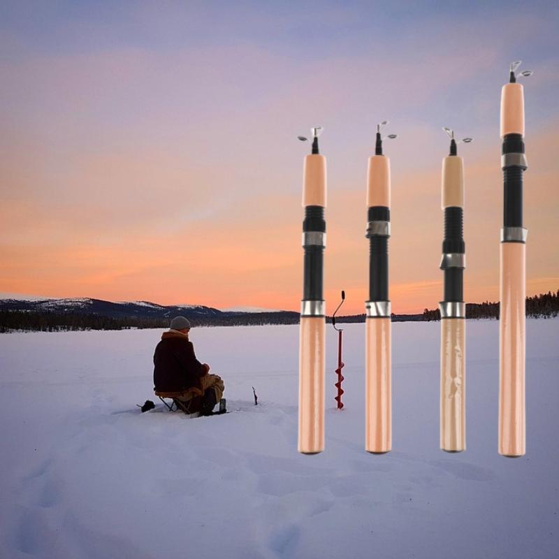 คันเบ็ดตกปลาน้ำแข็งฤดูหนาวแบบน - Fishing Rod Ice บทวิจารณ์และราคา