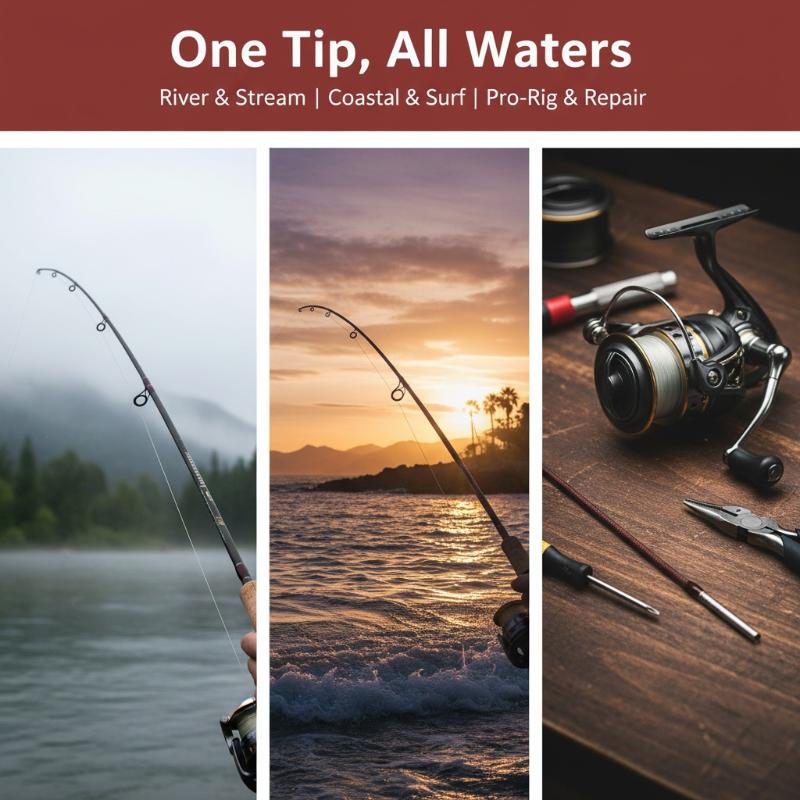 ชุดสายซ่อมฉุกเฉินสำหรับคันเบ็ด - Fishing Rod Tip Replacement บทวิจารณ์และราคา