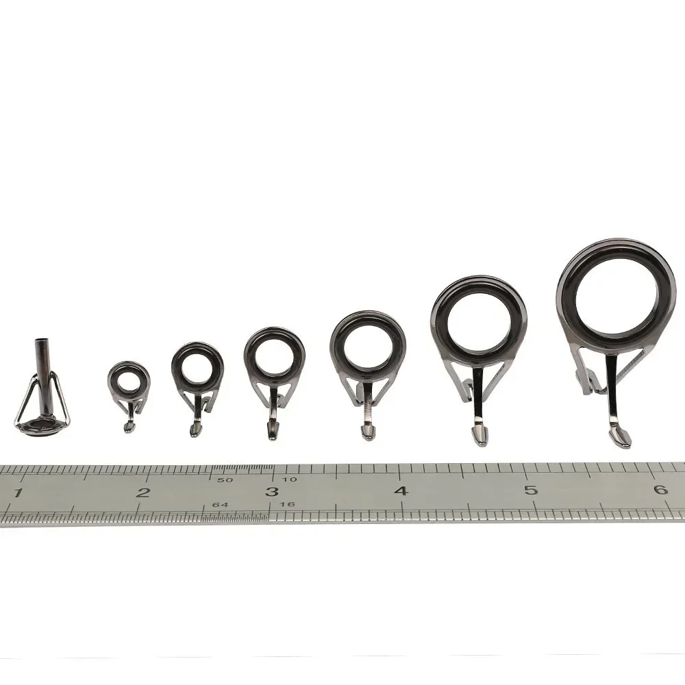 7 ชิ้น/เซ็ตตกปลาสแตนเลสชุดซ่อม - Fishing Rod Building Kit บทวิจารณ์และราคา