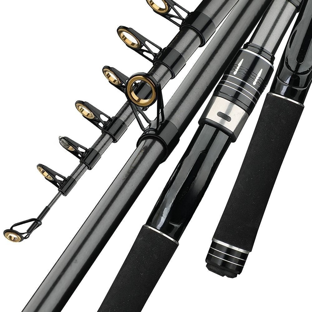 คันเบ็ดตกปลาแบบยืดหดได้ คาร์บอ - Fishing Rod Surf บทวิจารณ์และราคา